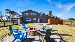 Oceanview 5 bedroom hot tub, firepit & dog run